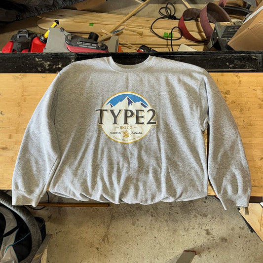 Type2 Brew Neck Sweater - Gray