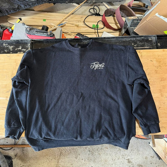 Type2 Crew Neck Sweater - Black