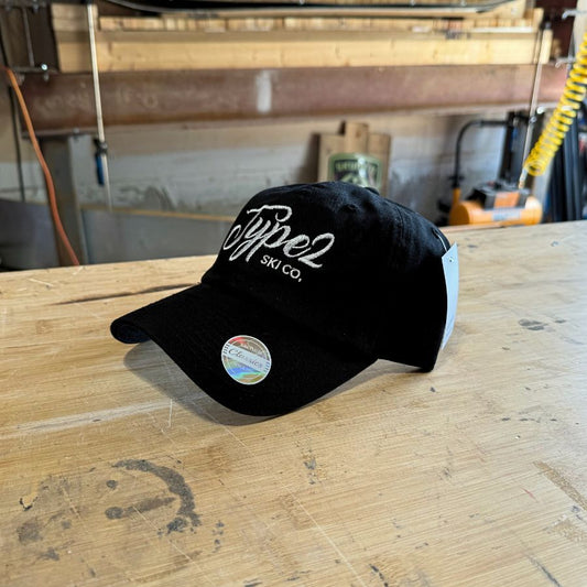 Type2 Dad Hat - Black